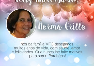 Parabéns, Norma Grillo!