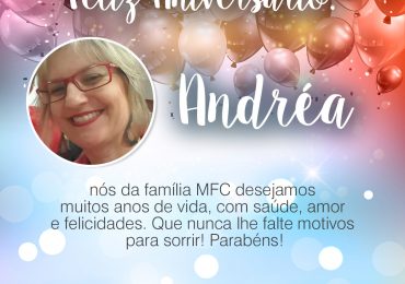 Parabéns, Andréa!