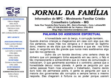 MFC Conselheiro Lafaiete-MG: Jornal Mensal