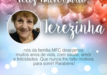 Parabéns, Terezinha!