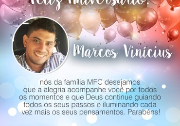 Parabéns, Marcos Vinícius!