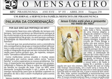 MFC Pirassununga: Periódico “O Mensageiro”