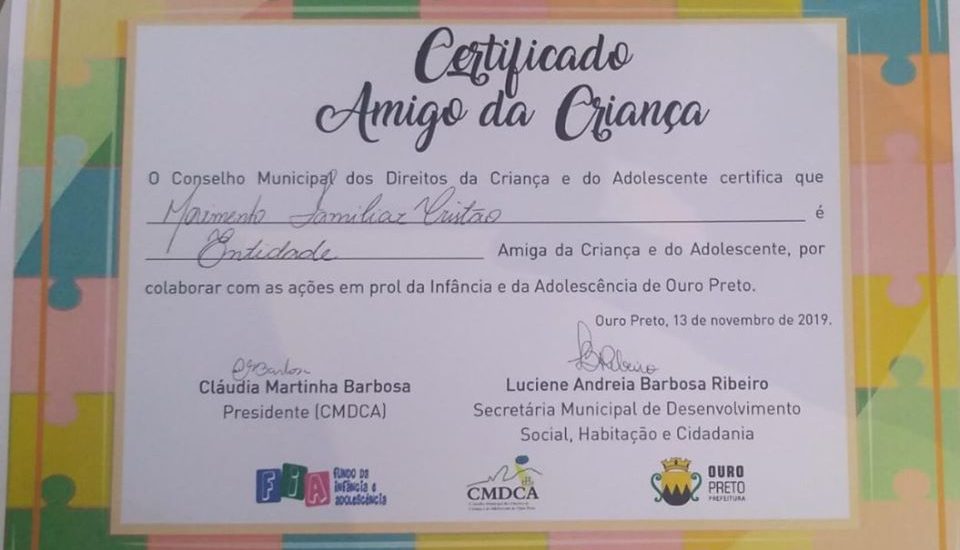 MFC Ouro Preto: Reconhecimento
