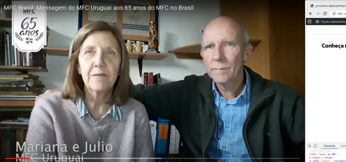 MFC Brasil: Mensagem do MFC Uruguai aos 65 anos do MFC no Brasil