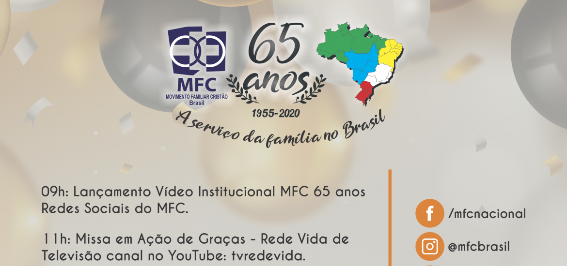 MFC Brasil: Programação 65 anos