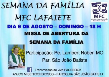 MFC Conselheiro Lafaiete: Semana da Família