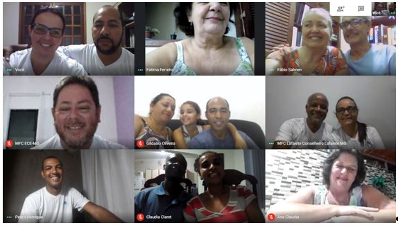 MFC Minas Gerais: Reunião Virtual entre a E.C.E e Região Dois