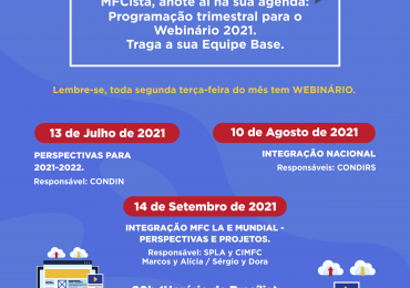 Webinário 2021: 3º Trimestre