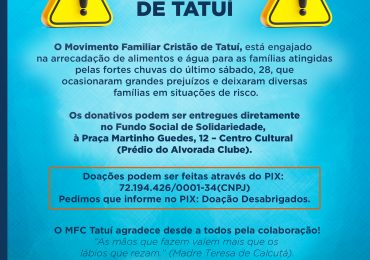 MFC Tatuí: SOS Famílias de Tatuí