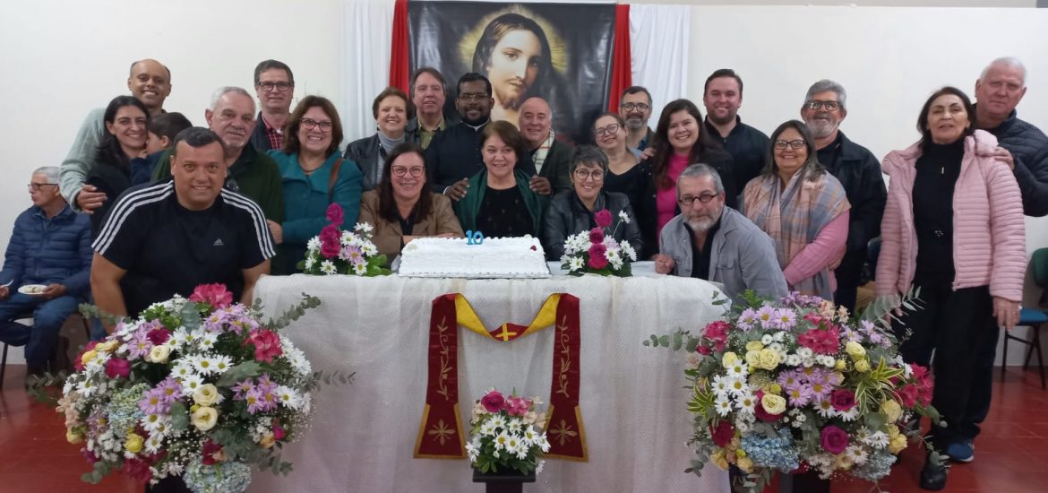 MFC Pelotas: Missa de 10 anos de Ordenação do Padre e Orientador Espiritual