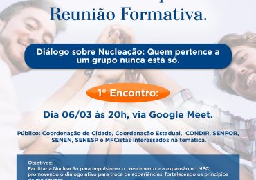 SENFOR: Convite Reunião Formativa