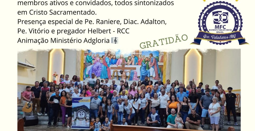 MFC Governador Valadares: Vigília de Adoração