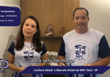 MFC Nacional: Reflexão do Evangelho por um MFCista 27