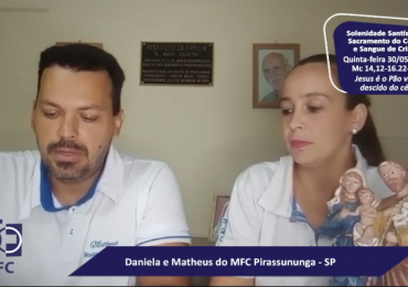 MFC Nacional: Reflexão do Evangelho por um MFCista 40