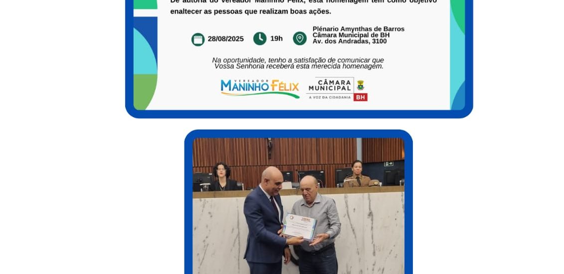 MFC Belo Horizonte: Comenda Benfeitor 2025