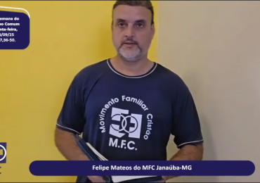 MFC Nacional: 106ª Reflexão do Evangelho por um MFCista