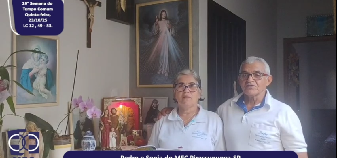 MFC Nacional: 111ª Reflexão do Evangelho por um MFCista