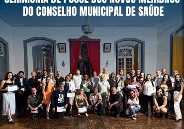 MFC São João Del Rei: Posse do Conselho Municipal de Saúde