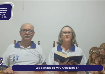 MFC Nacional: 113ª Reflexão do Evangelho por um MFCista