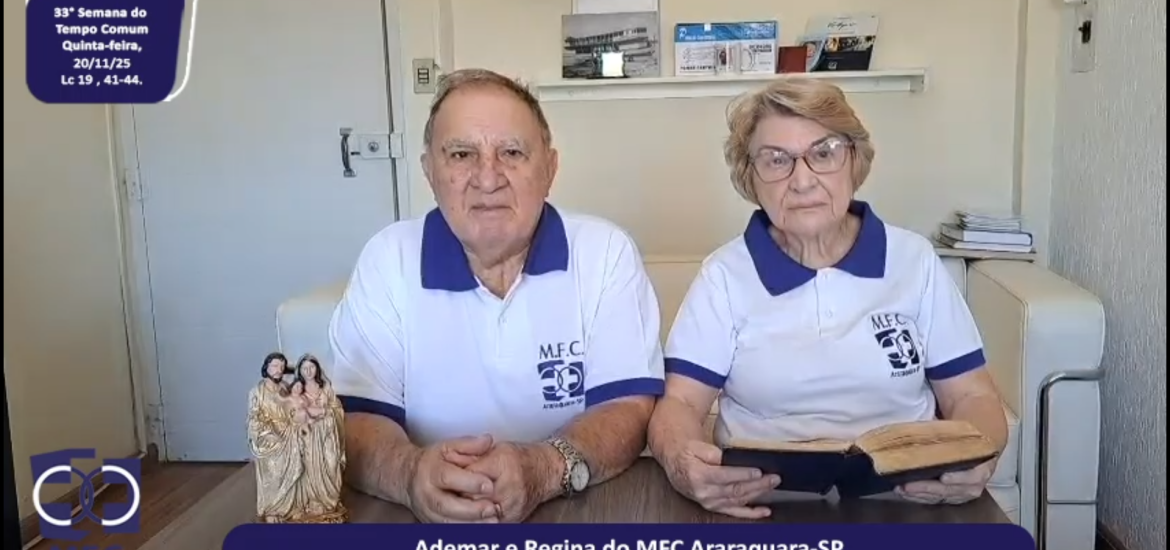 MFC Nacional: 115ª Reflexão do Evangelho por um MFCista