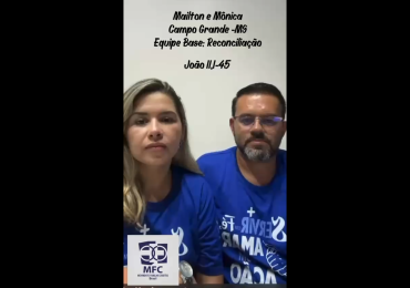 MFC Nacional: 8ª leitura e reflexão do Evangelho de 2026