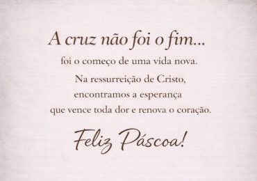 Feliz Páscoa!