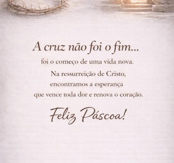 Feliz Páscoa!